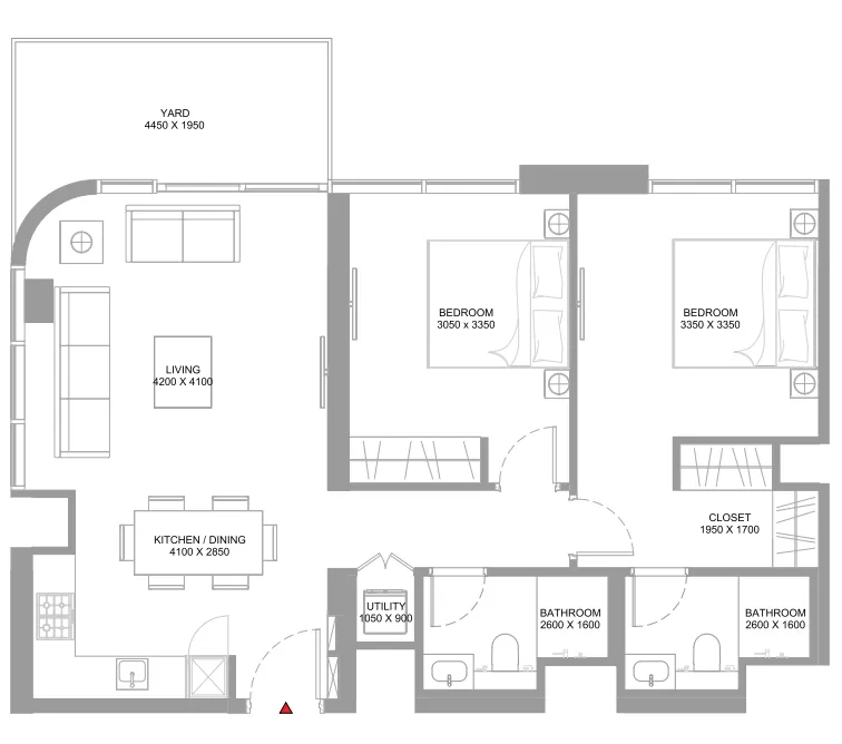 Sobha Coastline Beach Residences floor plan