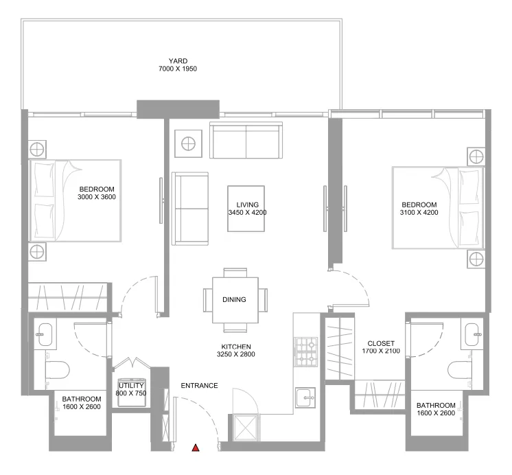 Sobha Coastline Beach Residences floor plan
