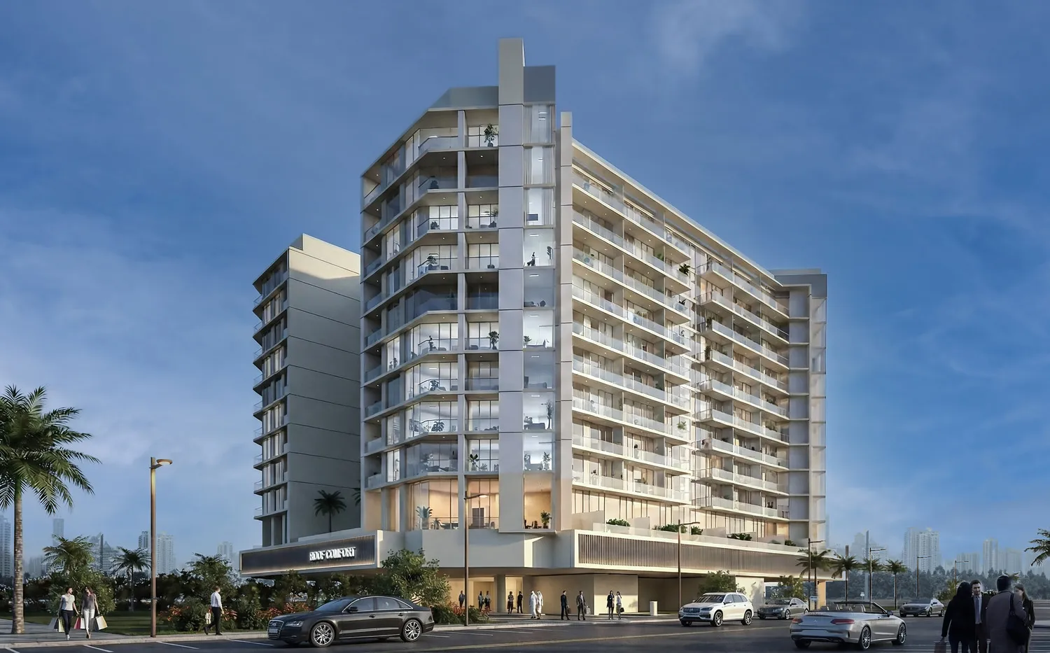 Exterior at Comfort by Roof in Dubai Land Residence Complex Dubai