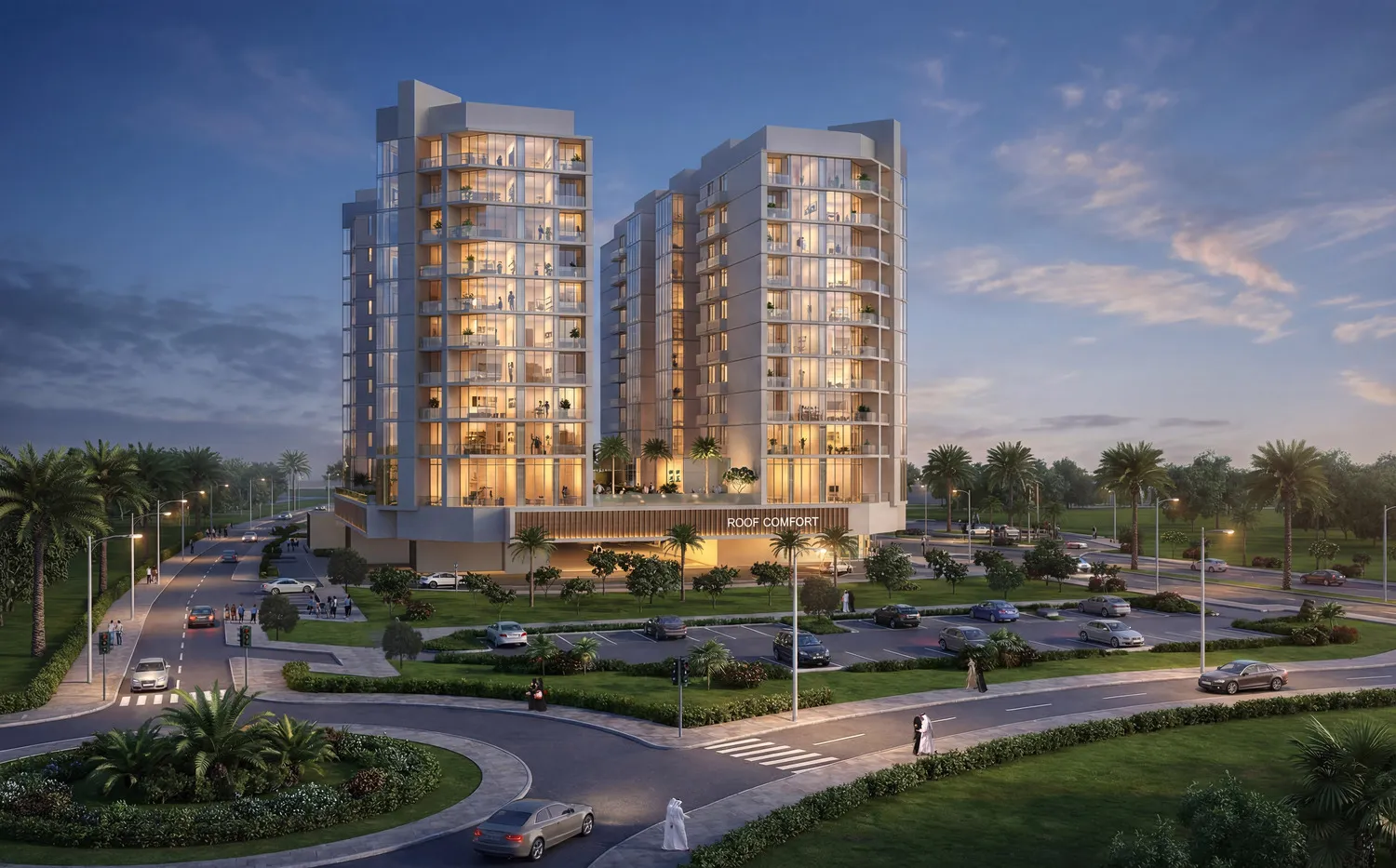 Exterior at Comfort by Roof in Dubai Land Residence Complex Dubai