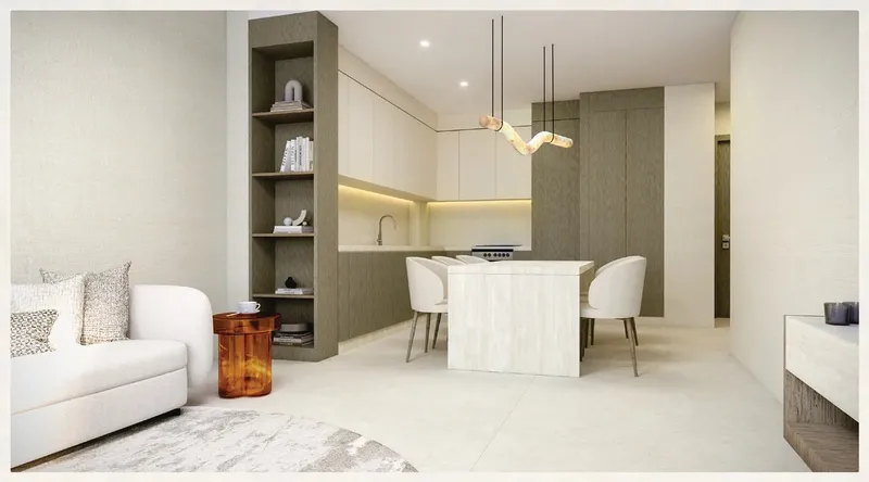 Interior at Comfort by Roof in Dubai Land Residence Complex Dubai