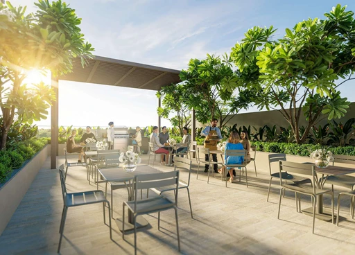 Community BBQ Area amenity image at Nirvana Residences 1