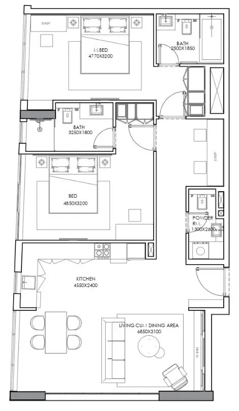Condor Group Concept 7 Residences floor plan