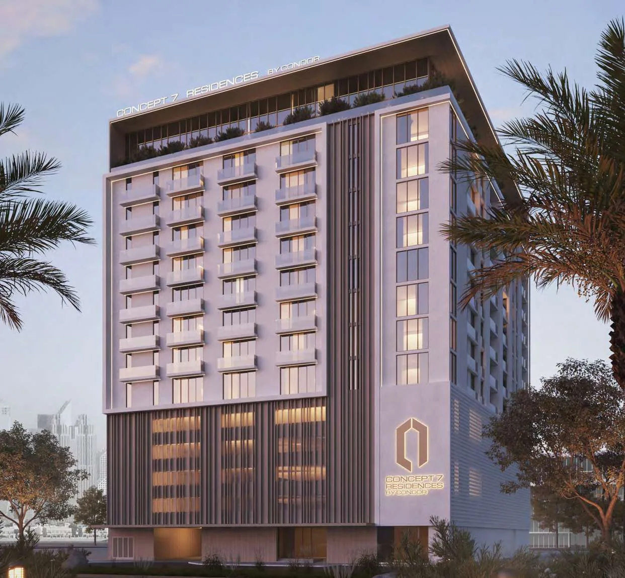 Exterior at Concept 7 Residences in JVC (Jumeirah Village Circle) Dubai