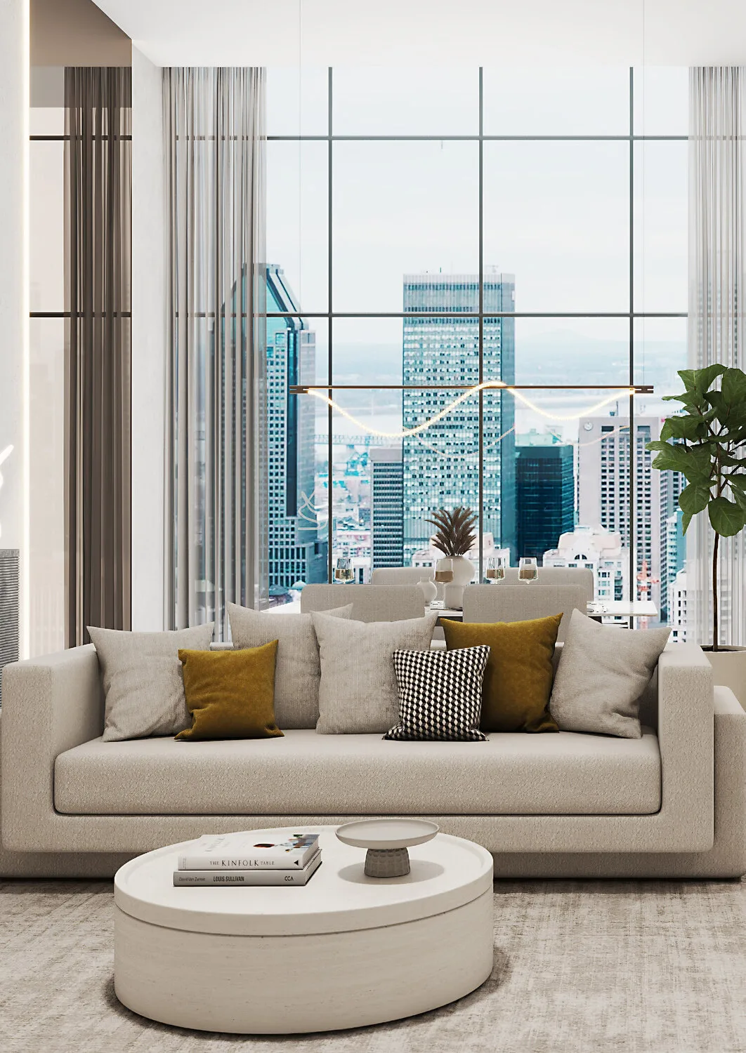 Interior at Concept 7 Residences in JVC (Jumeirah Village Circle) Dubai