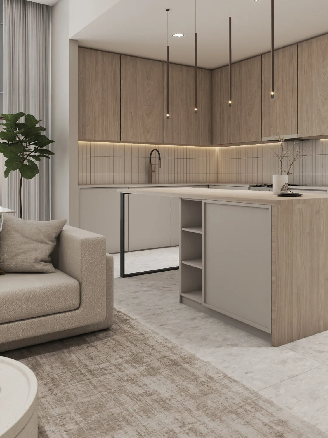 Interior at Concept 7 Residences in JVC (Jumeirah Village Circle) Dubai