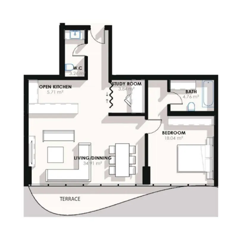 Palladium Prime Real Estate Development Coralis Residences floor plan