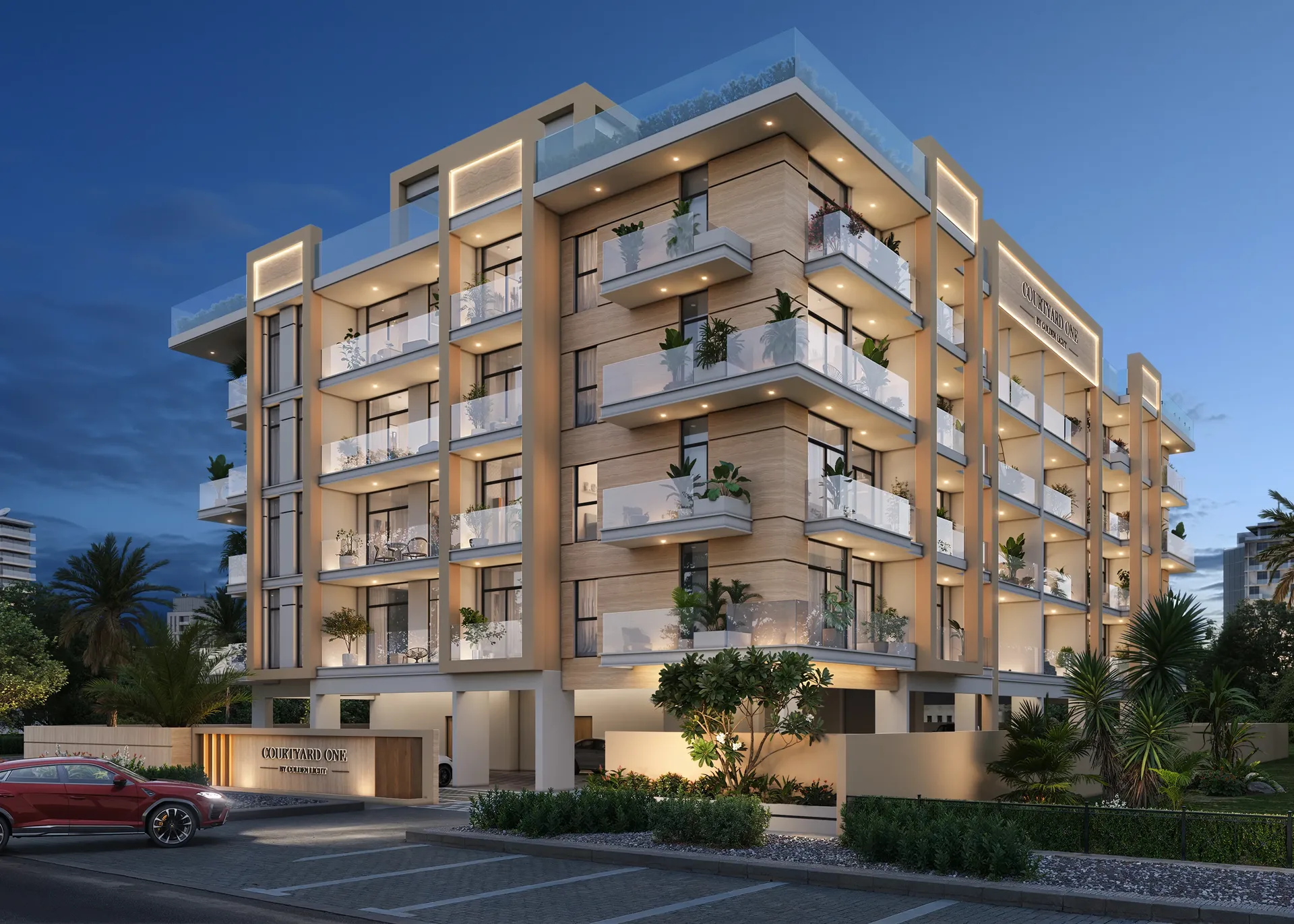 Golden Light Real Estate Developments Courtyard One Exterior