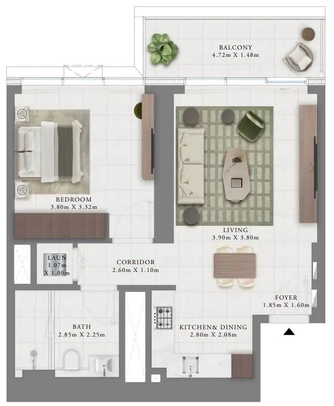 Emaar Creek Bay floor plan