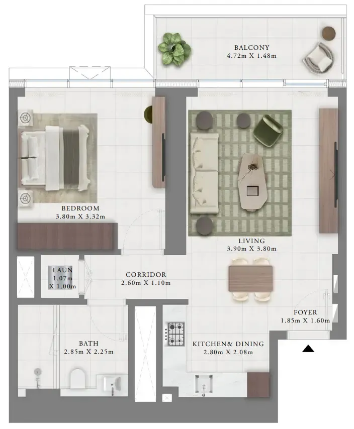 Emaar Creek Bay floor plan