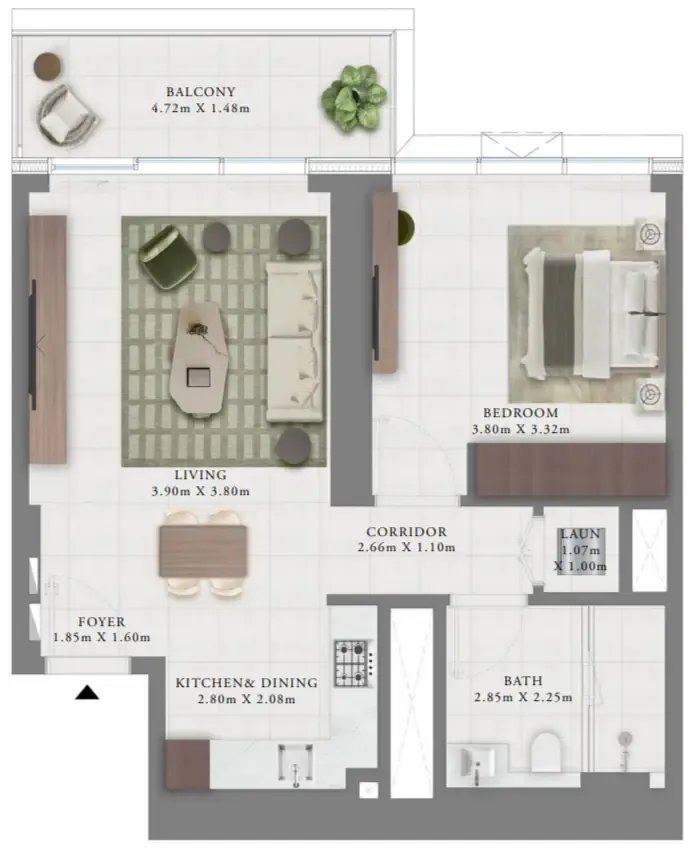 Emaar Creek Bay floor plan
