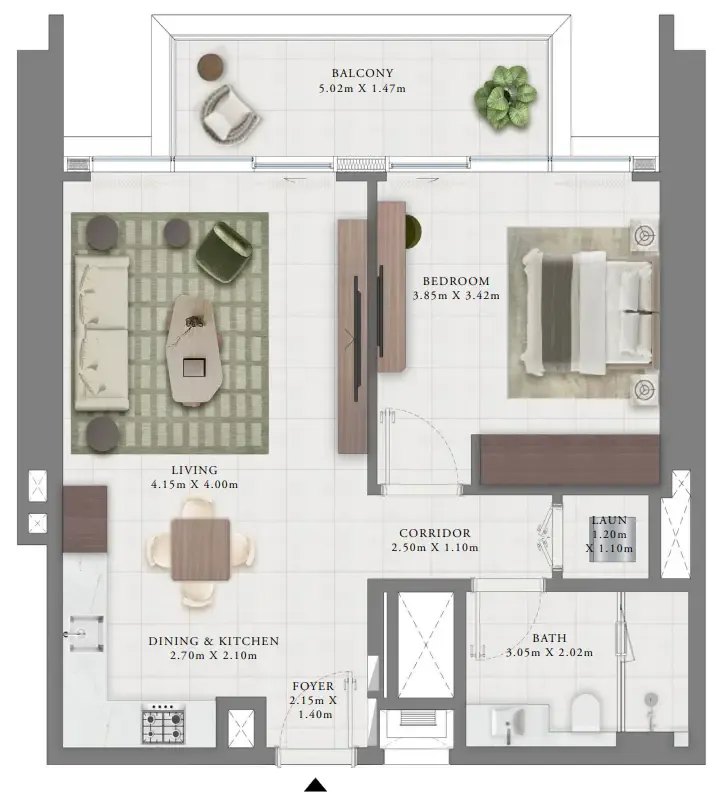Emaar Creek Bay floor plan