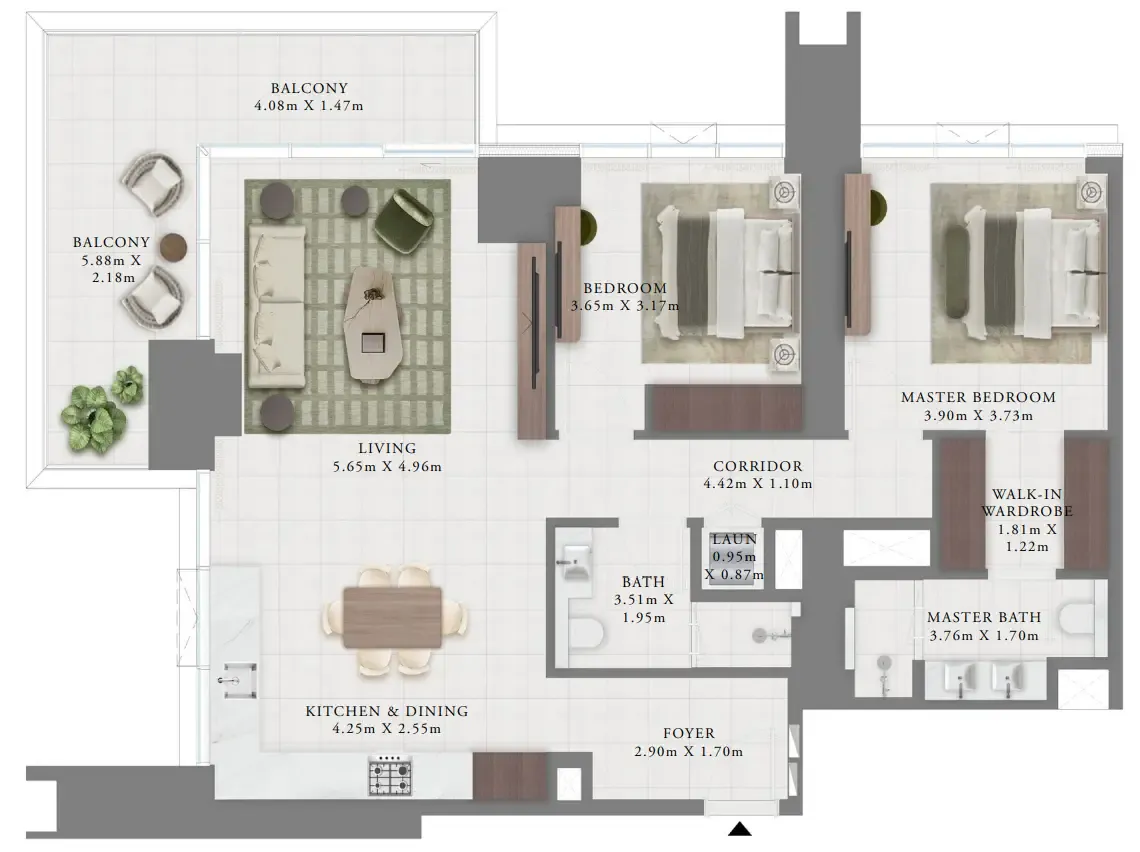 Emaar Creek Bay floor plan