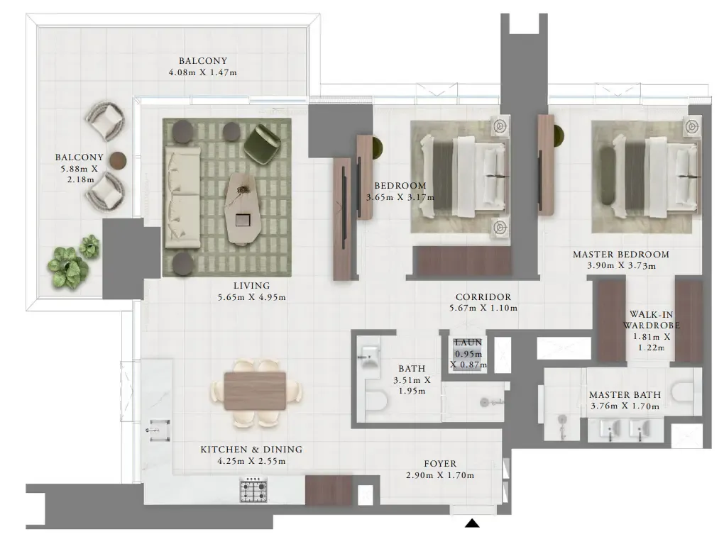Emaar Creek Bay floor plan
