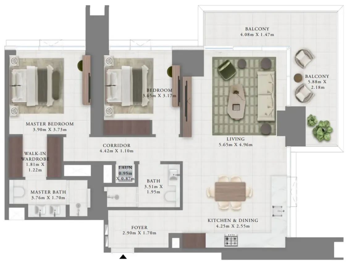 Emaar Creek Bay floor plan