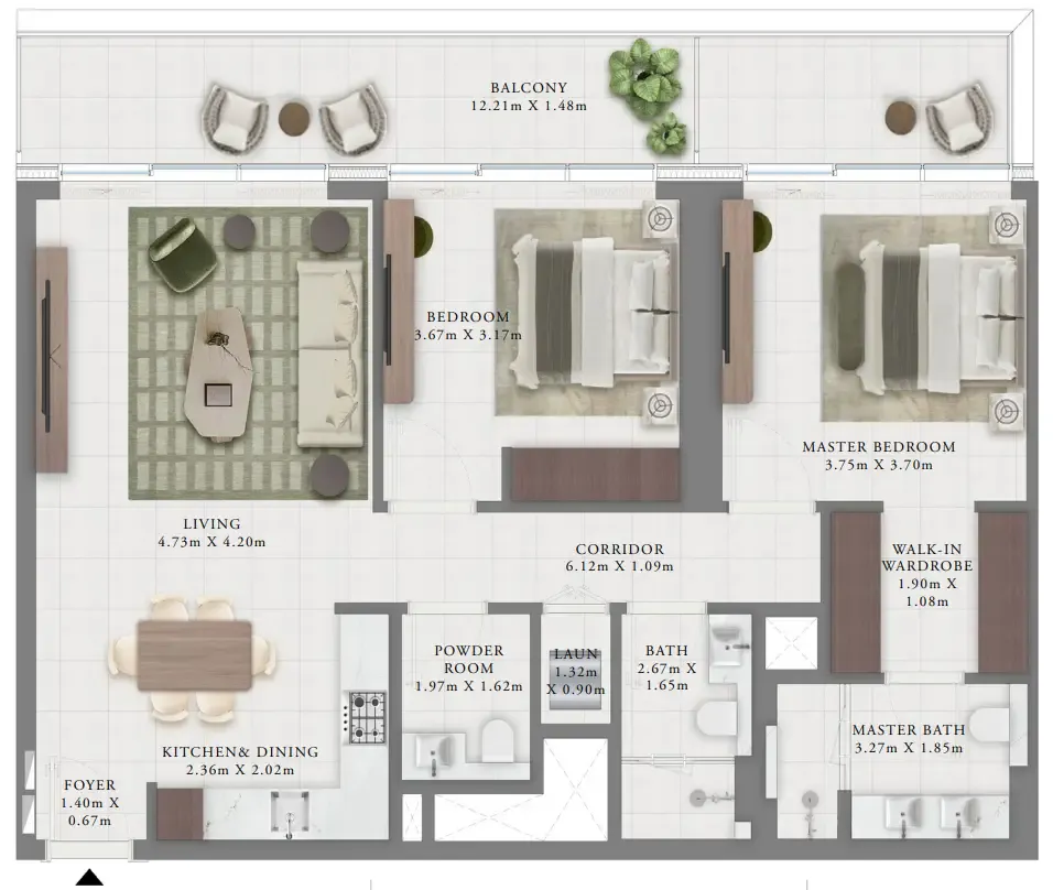 Emaar Creek Bay floor plan