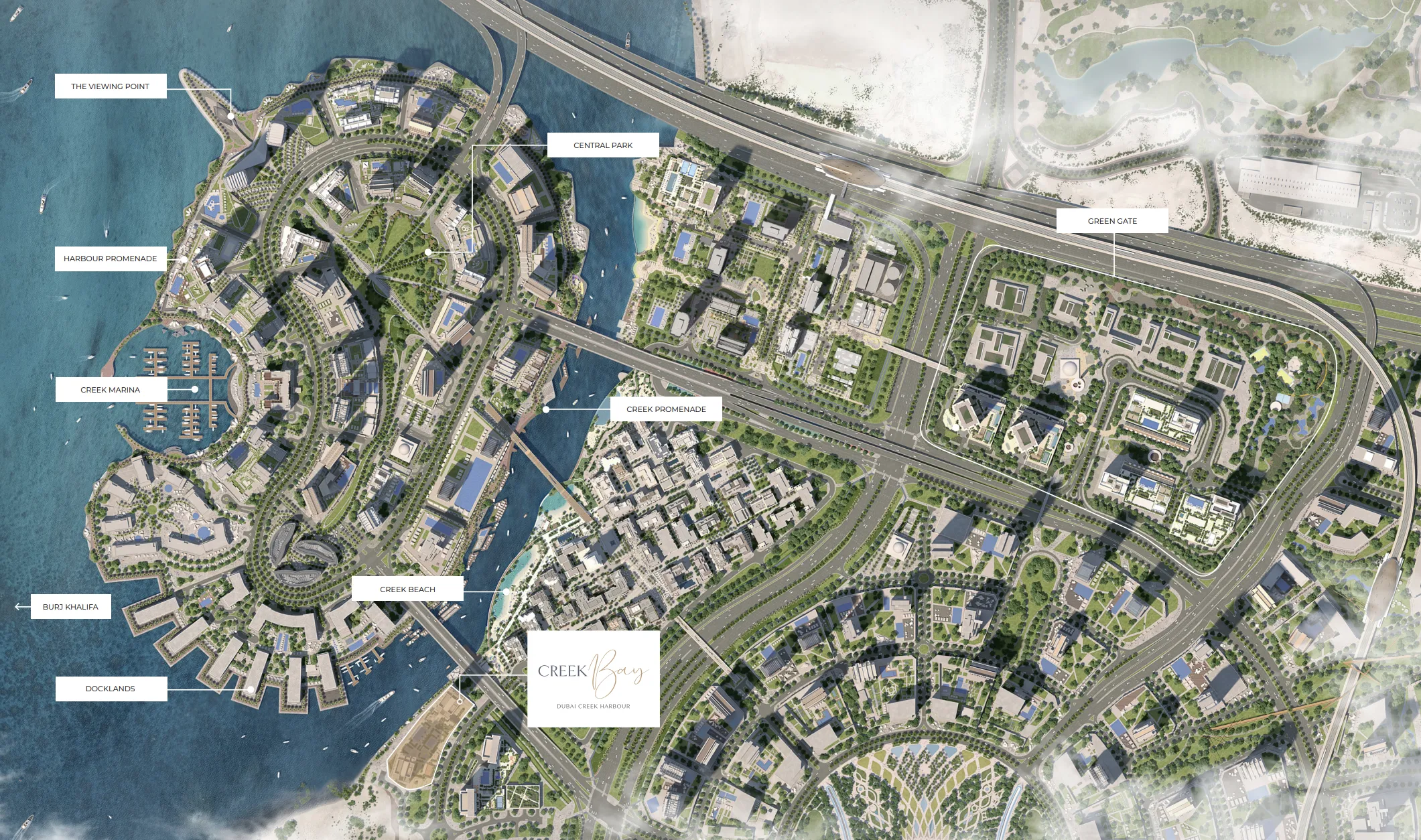 Emaar Creek Bay master plan