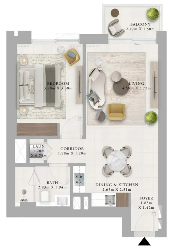 Emaar Creek Haven floor plan