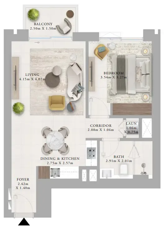Emaar Creek Haven floor plan