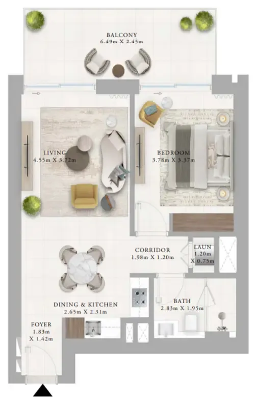 Emaar Creek Haven floor plan