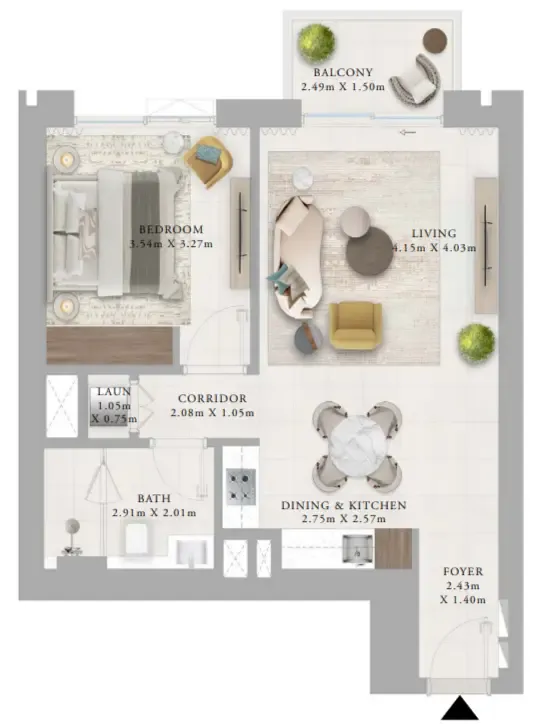Emaar Creek Haven floor plan