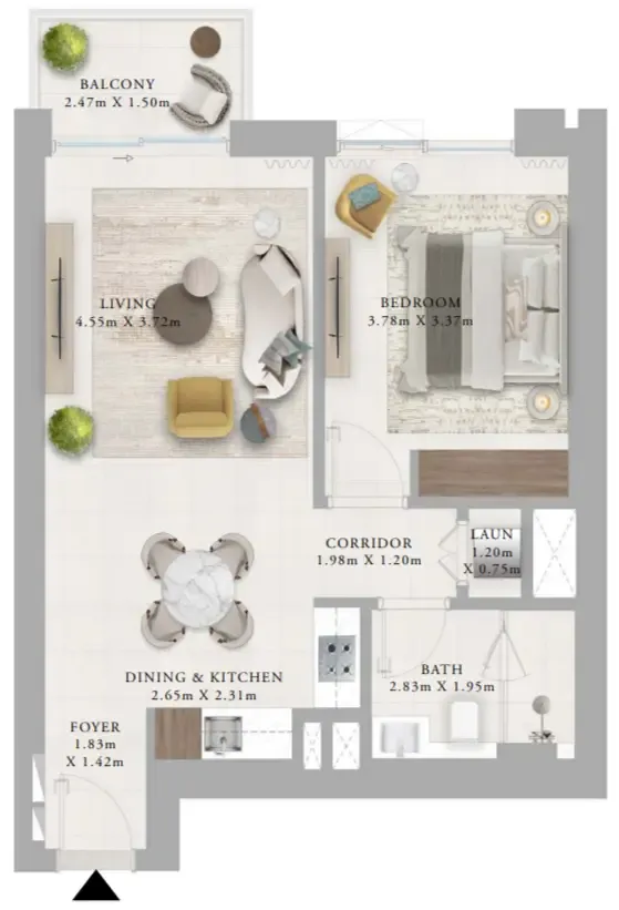 Emaar Creek Haven floor plan