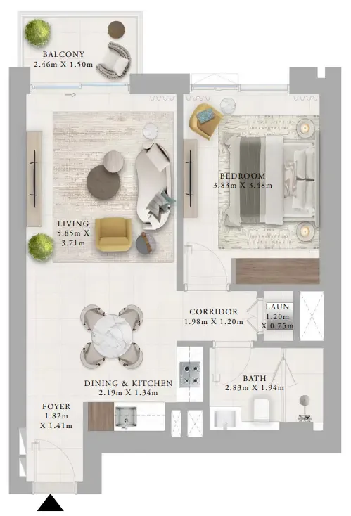 Emaar Creek Haven floor plan