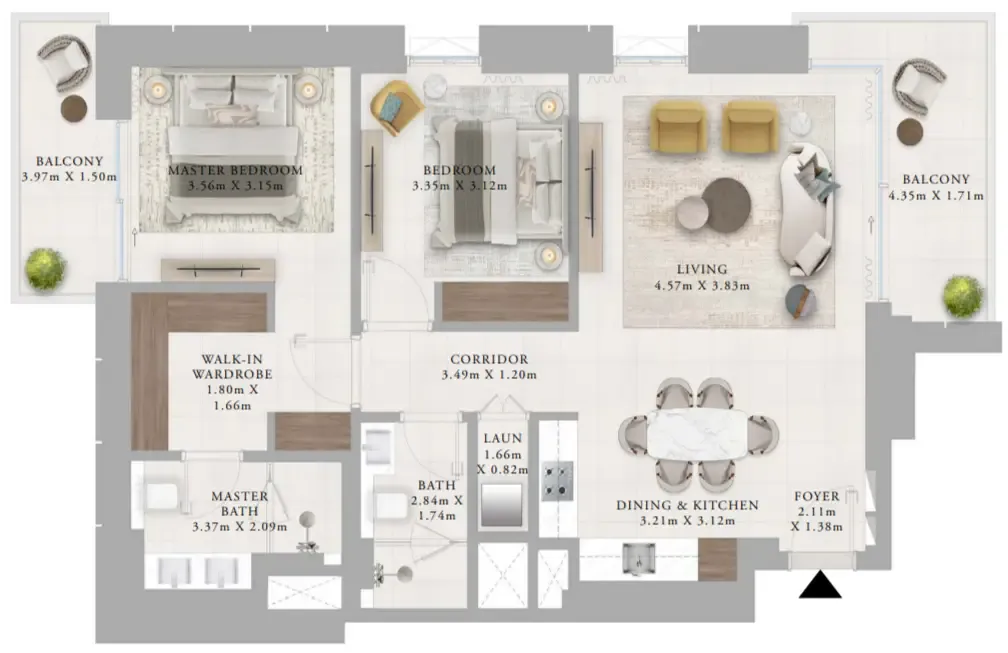 Emaar Creek Haven floor plan