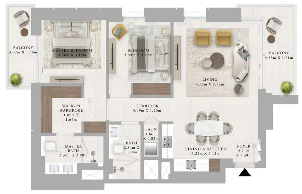 Emaar Creek Haven floor plan