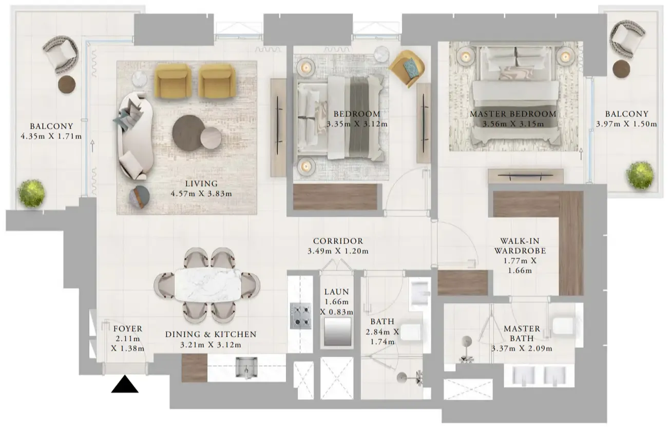 Emaar Creek Haven floor plan