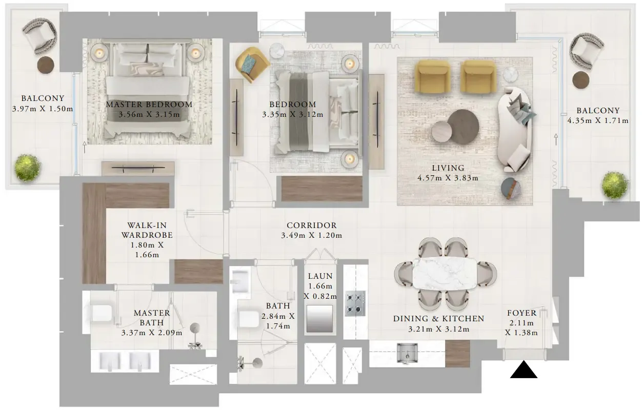 Emaar Creek Haven floor plan