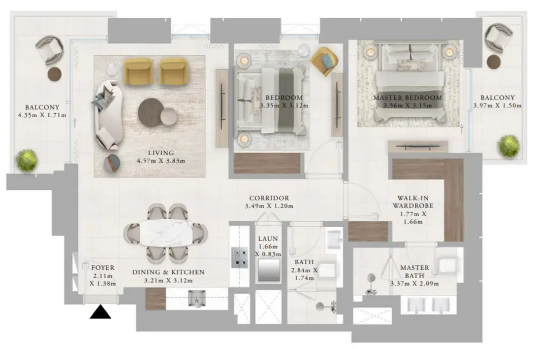 Emaar Creek Haven floor plan