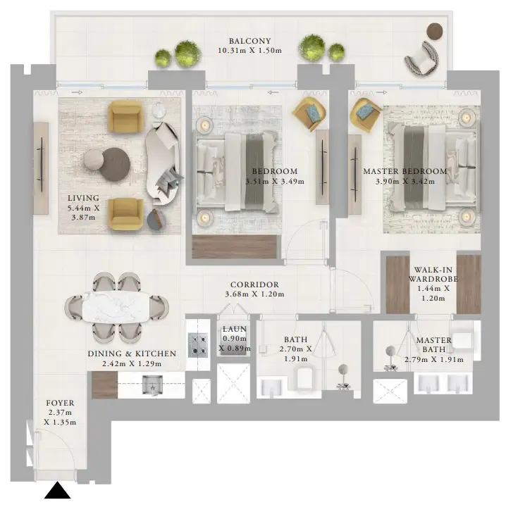 Emaar Creek Haven floor plan