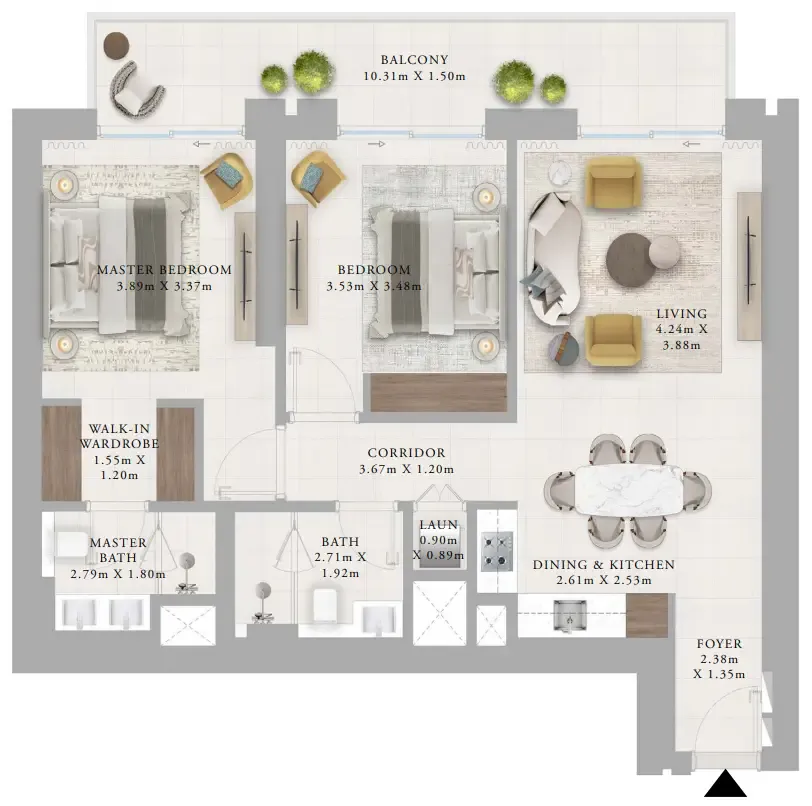 Emaar Creek Haven floor plan