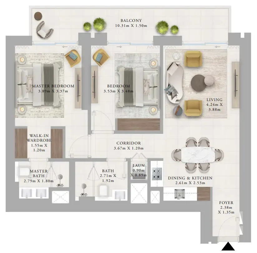 Emaar Creek Haven floor plan