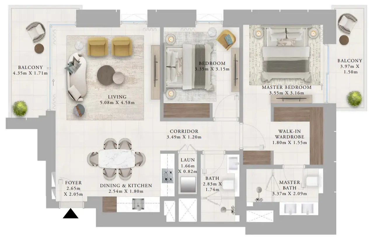 Emaar Creek Haven floor plan