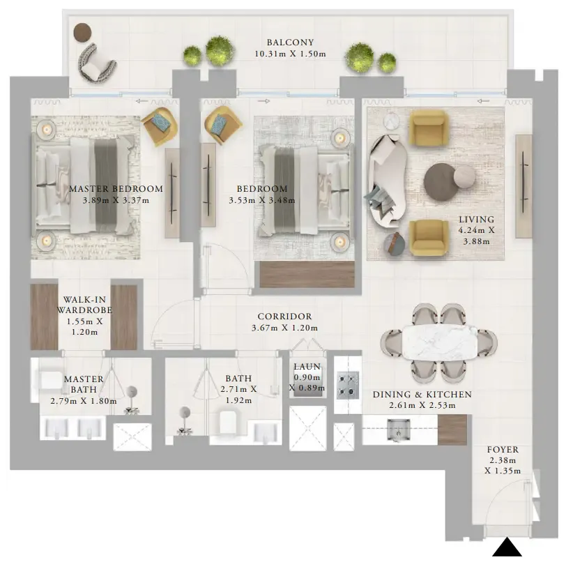 Emaar Creek Haven floor plan