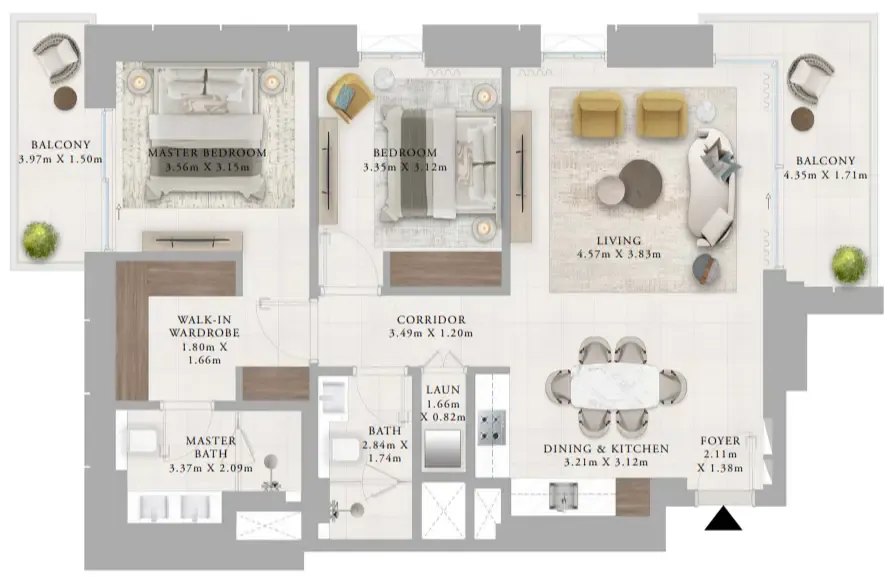 Emaar Creek Haven floor plan