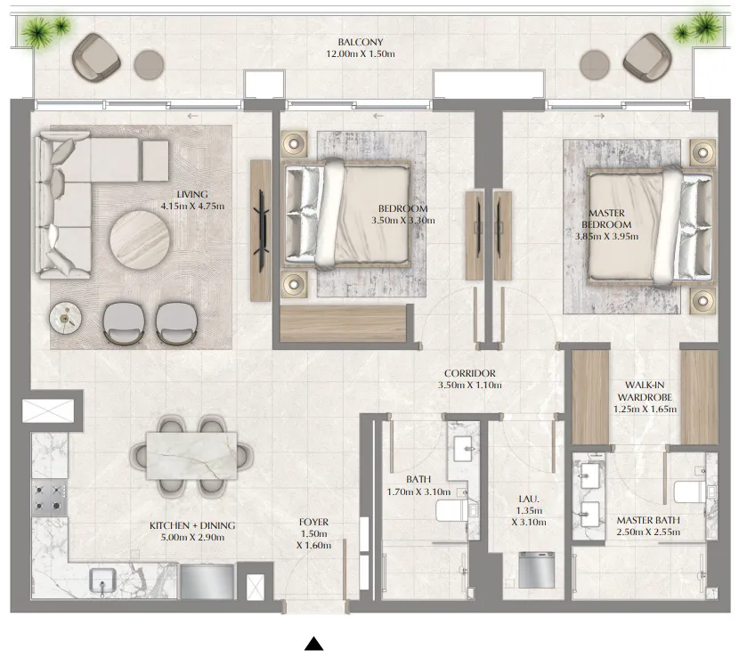 Emaar Creek Waters 2 floor plan