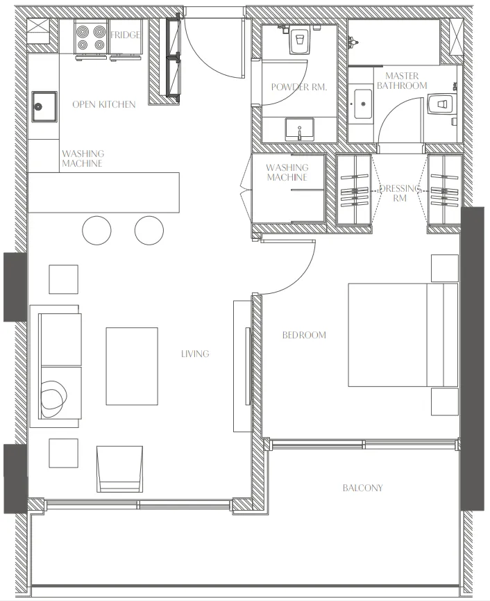Al Zorah Development Company Creekside Residence floor plan