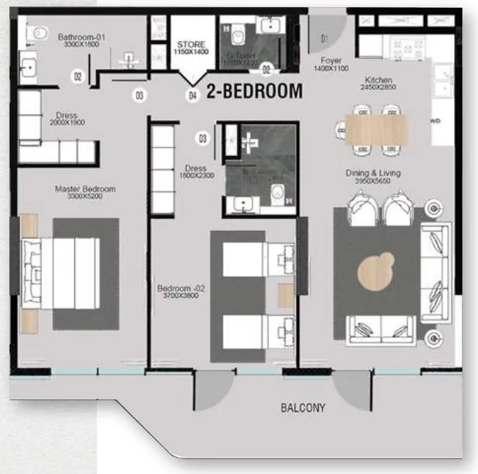 Merath Development Cresswell Plaza floor plan