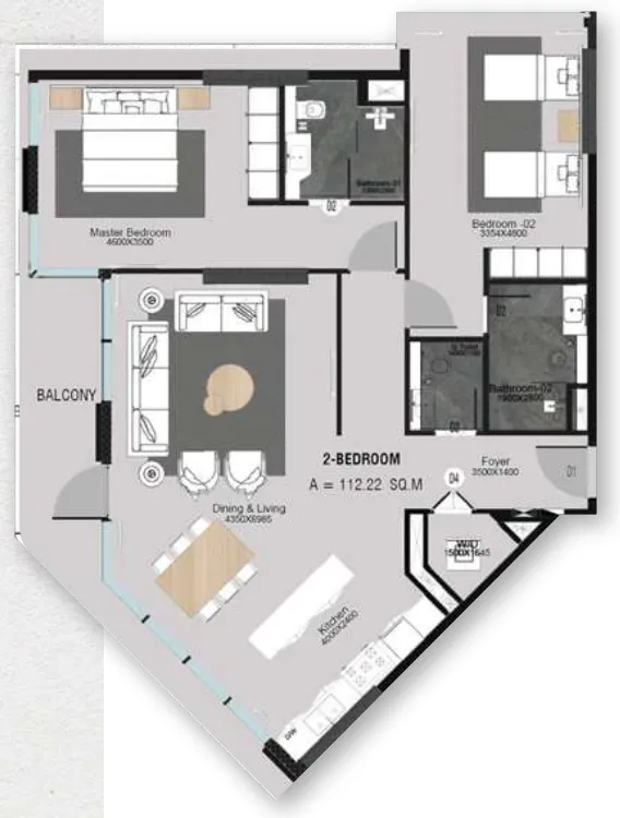 Merath Development Cresswell Plaza floor plan