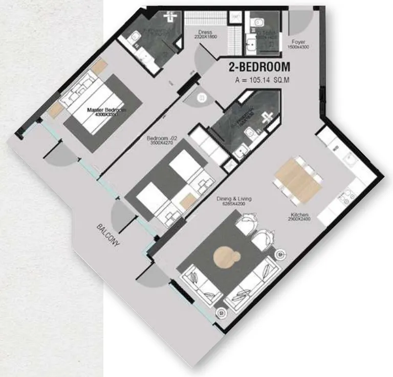 Merath Development Cresswell Plaza floor plan