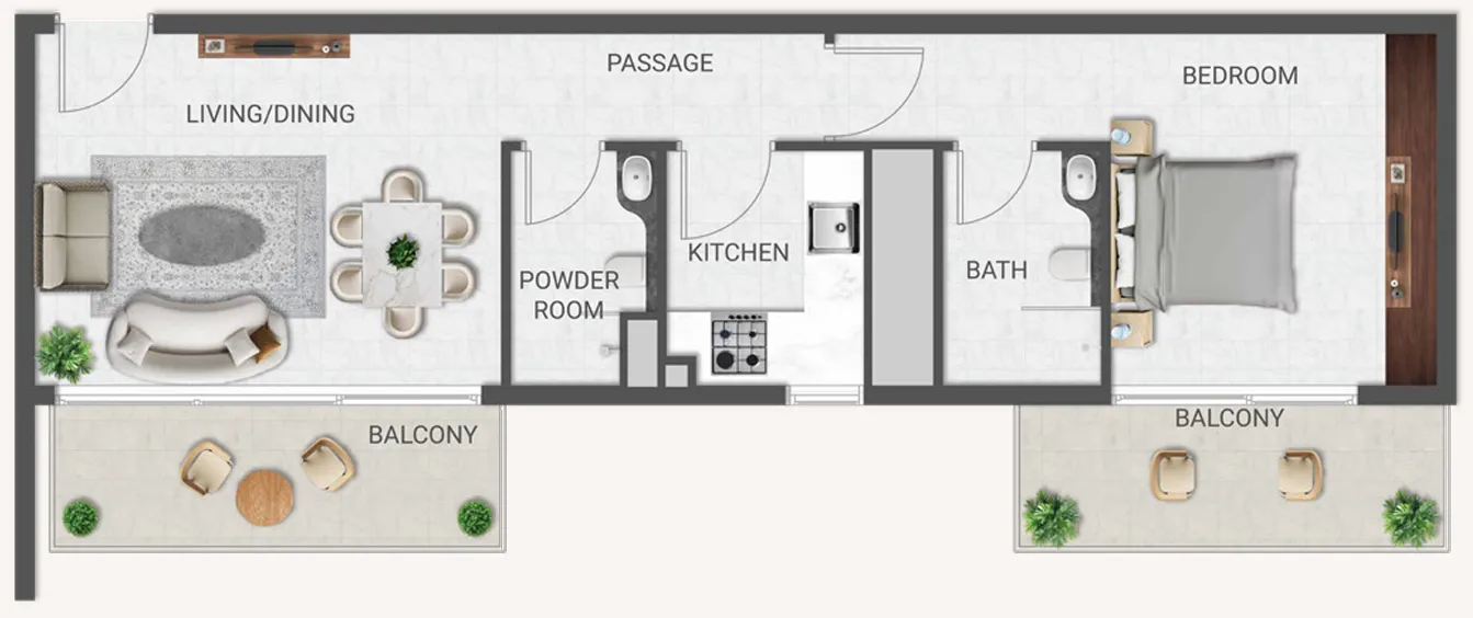 Amirah Developments Crown Palace floor plan