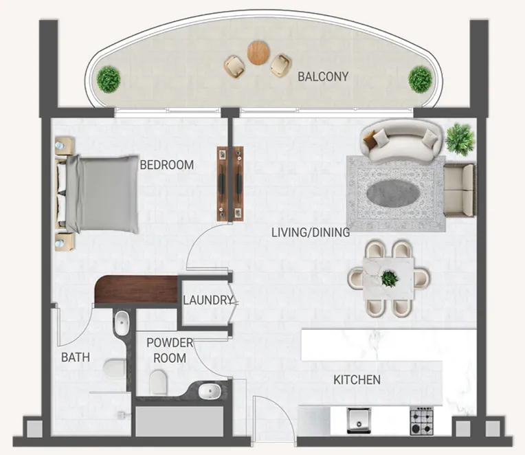 Amirah Developments Crown Palace floor plan