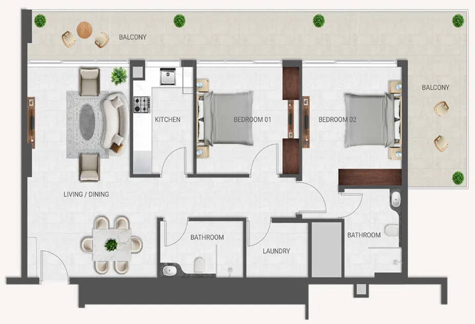 Amirah Developments Crown Palace floor plan