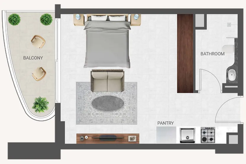 Amirah Developments Crown Palace floor plan