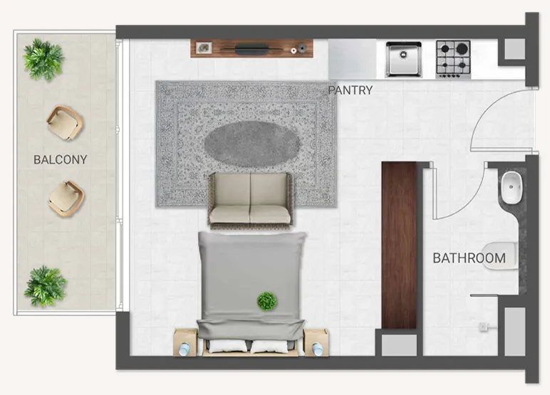 Amirah Developments Crown Palace floor plan