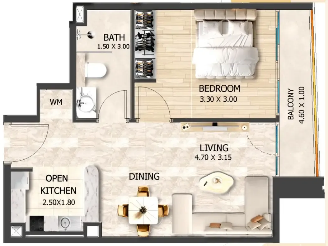 VHS Developments Crystal Tower by VHS floor plan