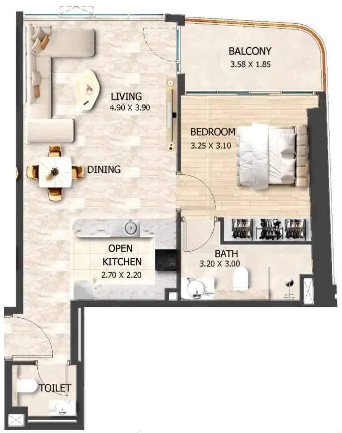 VHS Developments Crystal Tower by VHS floor plan